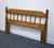 American High End Vintage Solid Hard Rock Maple Colonial Early American Queen Size Scroll Spindle Headboard For Sale - Image 3 of 5