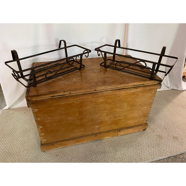 1990s Rail Hanging Plant Holders - A Pair For Sale - Image 5 of 5