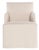Century Furniture Tara Shaw for Century Furniture Stefano Skirted Chair - Taupe Suede For Sale - Image 4 of 6