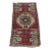 1970s Turkish Vintage Medallion Design Red Oushak Rug For Sale