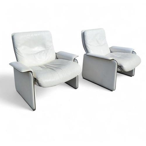 Gold Chairs from de Sede, Set of 2 For Sale - Image 8 of 8