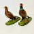 Brown 1973 Boho Chic Americana Folk Art Ceramic Pheasants - A Pair, Thanksgiving For Sale - Image 8 of 16