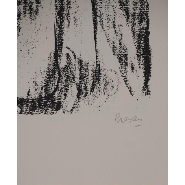 Modern Leopoldo Presas, Young Woman in a Hat, Lithograph For Sale - Image 3 of 7