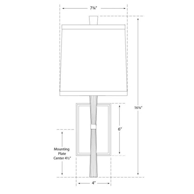 Modern Barbara Barry for Visual Comfort Signature Refined Rib Sconce in China White & Polished Nickel with Linen Shade For Sale - Image 3 of 3