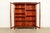 Late 19th Century Antique French Empire Carved Mahogany Bookcase With Mounted Ormolu, Circa 1890s For Sale - Image 5 of 14