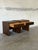 Wood Oak Nightstands Side Tables Set of 2 Rustic Brutalist Vintage Mid-Century Modern 1970s For Sale - Image 7 of 11