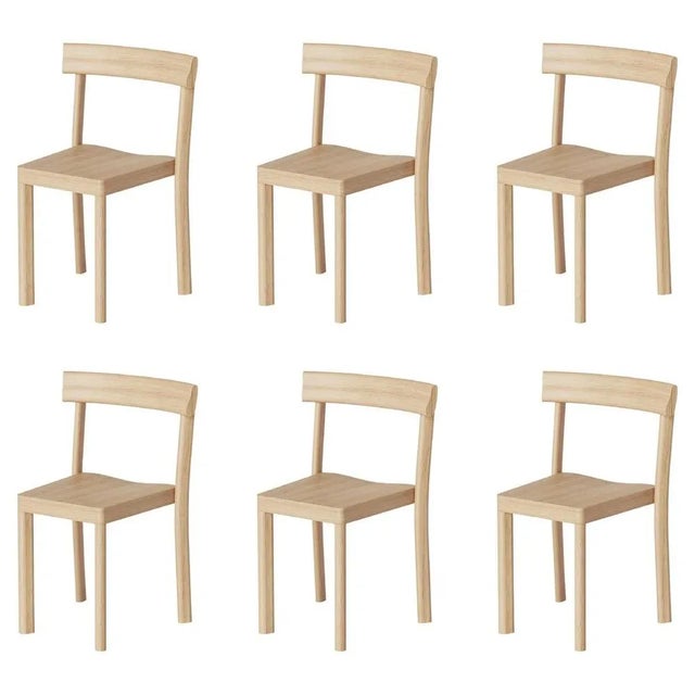 Galta Chairs in Oak by Kann Design, Set of 6 For Sale - Image 9 of 9
