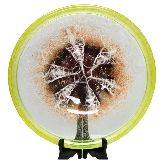 German Ikora Art Glass Bowl by Karl Wiedmann for WMF, 1930s For Sale