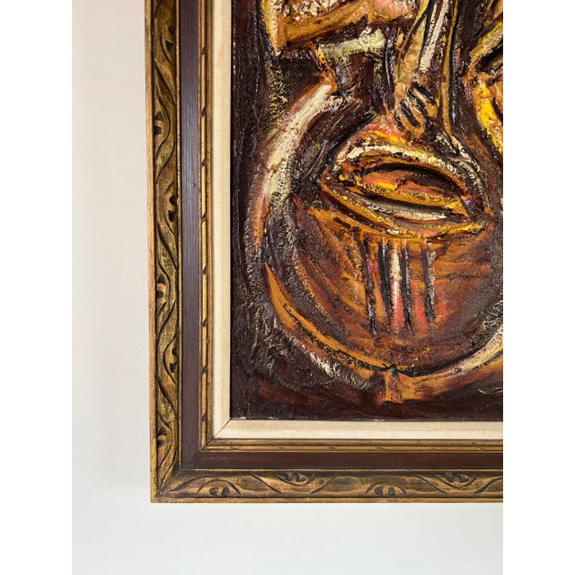 1960s 1960's Roy M. Steinberg Kinetic Musicians Oil Painting, Frame For Sale - Image 5 of 12