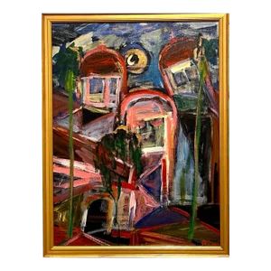 Juan Guzman-Maldonado, Carmel California Fauvist Plein Air Landscape Painting Latin American Artist