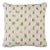 Schumacher x Studio Bon Meadow Button Pillow In Neutral For Sale