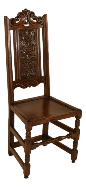 Early 18th Century Welsh Oak Joined Backstool