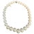 13-16.5mm White South Sea Round Pearl Necklace - AAA Quality, 29 Pieces +Diamond For Sale - Image 4 of 18