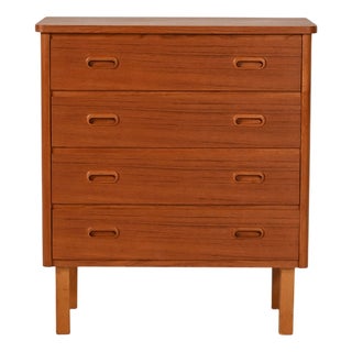 Scandinavian Teak Chest of Drawers, 1960s For Sale