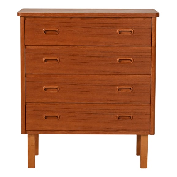 Scandinavian Teak Chest of Drawers, 1960s For Sale
