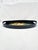 Late 20th Century Vintage Hand-Painted Black Lacquer Oval Tole Serving Tray With Citrus Fruit For Sale - Image 5 of 11