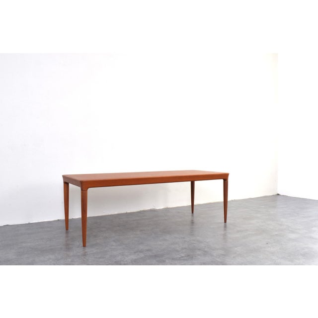 CFC Silkeborg Mid-Century Modern Danish Teak Coffee Table by Johannes Andersen for CFC Silkeborg, 1960s For Sale - Image 4 of 10