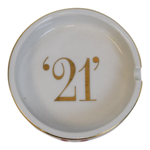 The "21" Club Ceramic Ashtray