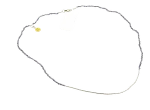 Gurhan Sterling Silver Rain Iolite Bead Necklace