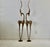 Monumental Stylized Bronze-Finished Metal Gazelle Sculptures-a Pair For Sale - Image 11 of 17