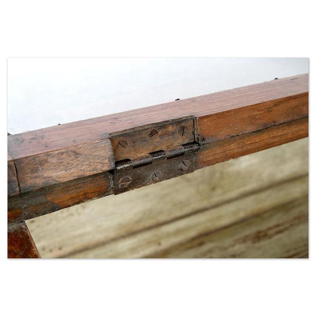 Wooden Display Case on Legs For Sale - Image 4 of 8