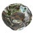 Vintage Alessi Crumpled Stainless Fruit Bread Bowl For Sale