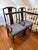Set of 8 Vintage Rosewood Dining Chairs With Blue Seats For Sale - Image 4 of 18