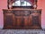 Brown English Sideboard with Large Mirror Hand Carved For Sale - Image 8 of 15