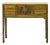 Honey Brown 4 Drawers Slim Narrow Console Side Foyer Table For Sale