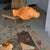 Flat Corrugated Leaf Pendant Light in Teak For Sale - Image 4 of 18