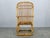 1960s Mid-Century Italian Rattan Lounge Armchair, 1960s For Sale - Image 5 of 15