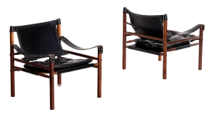 Set of Sirocco Easy Chairs by Arne Norell, 1970s