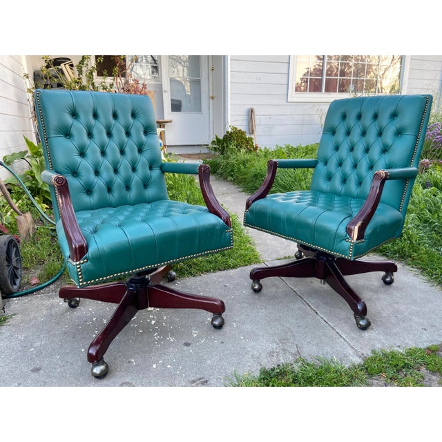 1980s Vintage Paoli Chair Company Office Swivel Desk Chairs - a Pair For Sale - Image 13 of 13
