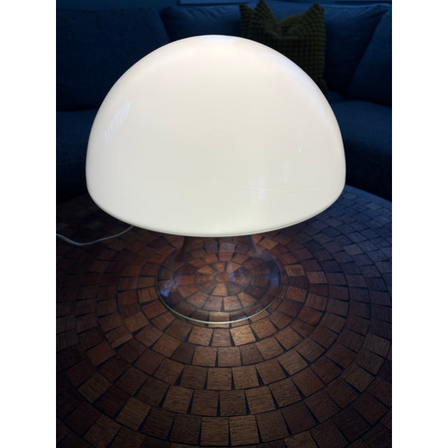 Mid 20th Century Mid 20th Century Large Italian Murano Glass Mushroom Table Lamp by Gino Vistosi For Sale - Image 5 of 8