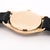 Rolex Vintage Rolex Precision 12325 Gold Manual Wind Sub Dial on Leather Watch For Sale - Image 4 of 10