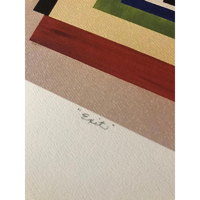 Mid-Century Modern "Exit" Limited Edition Abstract Archival Print by Louis Shields, 2015 For Sale - Image 3 of 4