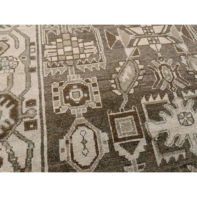 Rustic Galerie Shabab Collection Mid-20th Century Persian Malayer Accent Rug For Sale - Image 3 of 6