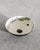 A very rare French mid century ceramic bowl in a black enammel and white green painted inner decor by Pablo Picasso...