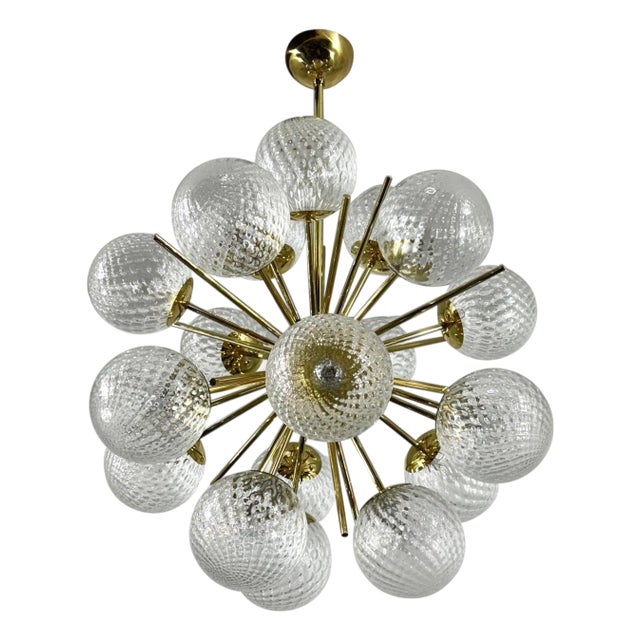 21st Century Diciotto Balloton Murano Sputnik Chandelier by Fabio LTD For Sale