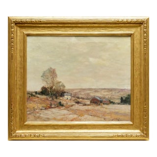 Country Landscape by Prominent Post Impressionist American Artist Chauncey Foster Ryder For Sale