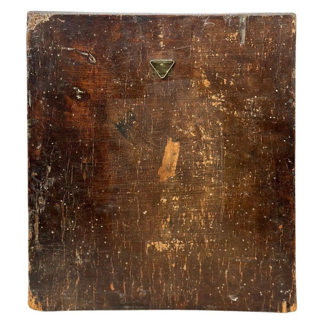 Red 18th Century Traditional Religious Icon For Sale - Image 8 of 8