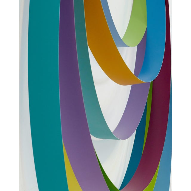 Contemporary Abstract Steel and Spray Paint "Ode I" by Tom Henderson For Sale - Image 6 of 6