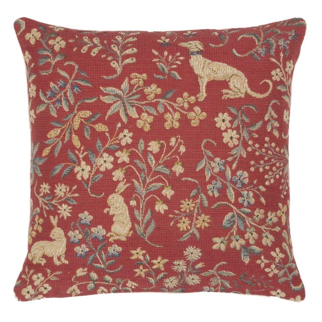This beautiful tapestry cushion is finely woven by skilled weavers on traditional Jacquard Tapestry looms. The tapestry...