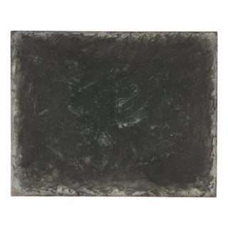 Paul Mathey, Monochrome Artwork, Acrylic on Canvas, 1986 For Sale