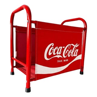 Vintage Coca-Cola Magazine Rack Collectors Item, 1980s For Sale