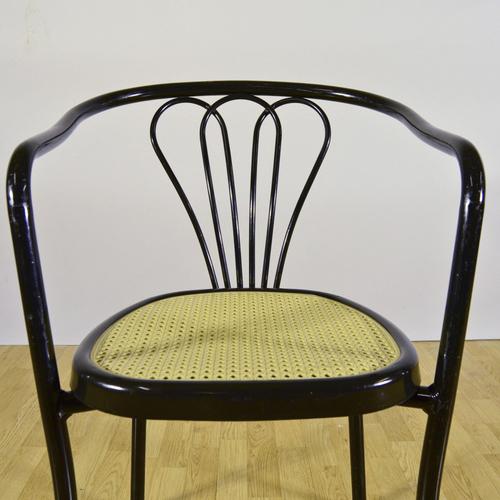 Chairs with Black Painted Steel Tube Frame and Polypropylene Seat, Set of 4 For Sale - Image 4 of 9