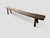 Andrianna Shamaris Wabi Sabi Long Teak Wood Bench For Sale - Image 4 of 5