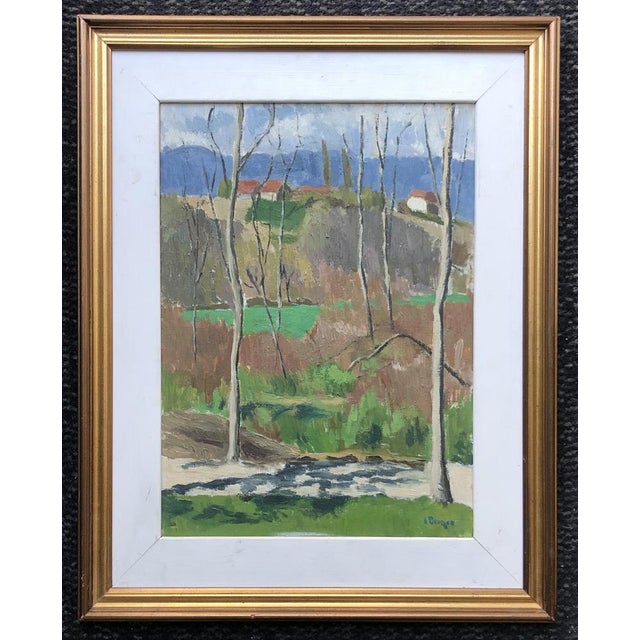 Jean-Louis Berger, Premier printemps, Oil on Canvas, Framed For Sale - Image 10 of 10