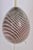 Aureliano Toso Dino Martens for Aureliano Toso Cranberry Swirl "Egg" Table Lamp on Tripod Base For Sale - Image 4 of 11