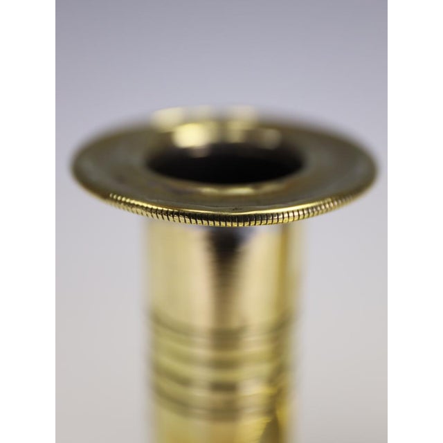Antique French Brass Two-Light Bouillotte Lamp with Tôle Shade, 1850 For Sale - Image 10 of 18